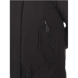 M9072 BLACK Пальто зимнее женское Snowpop