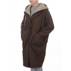 8030 BROWN Куртка демисезонная женская (100 гр. холлофайбер)