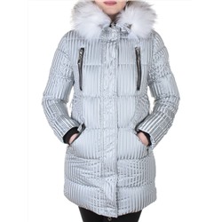 2037 GRAY Куртка зимняя облегченная женская Yixiangyuan
