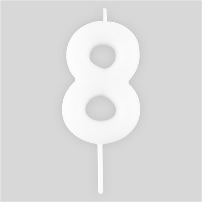 Свеча для торта, цифра «8», светится в темноте, 3,8 х 8 см