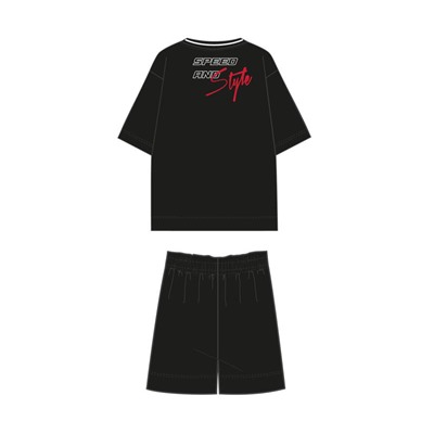 Комплект для девочки: футболка, шорты