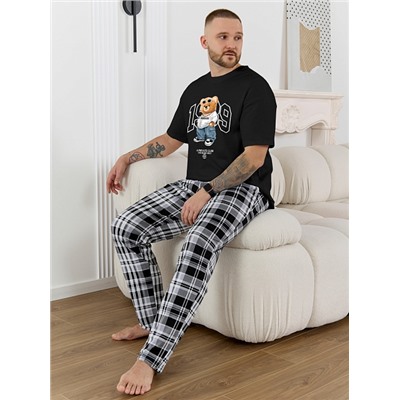 Мужской костюм Мишель-6 КП-168 / чёрный