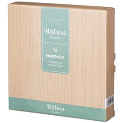 НАБОР ТАРЕЛОК ЗАКУСОЧНЫХ BRONCO "NATURE" 2 ШТ. 23 СМ МЯТНЫЙ (КОР=8НАБ.)