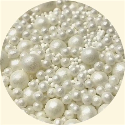 Кондитерская посыпка в цветной кондитерской глазури жемчуг (МИКС 254) 50 гр/ФСД