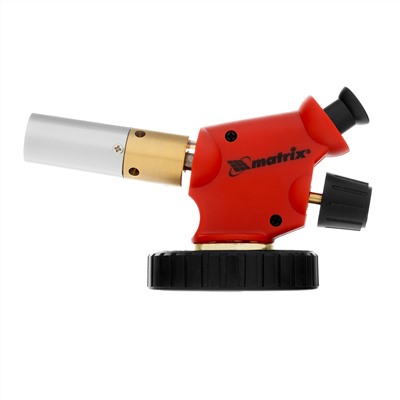 Профессиональная горелка на бутановый баллон, пьезоподжиг, расширенное сопло Matrix