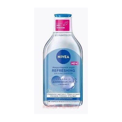 Nivea MicellAIR Мицеллярная вода для нормальной и комбинированной кожи Дыхание кожи 400 мл