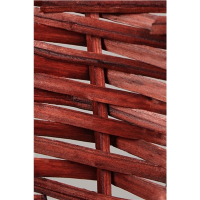 Корзина плетёная для хранения, ива, коричневая, набор 3 шт.