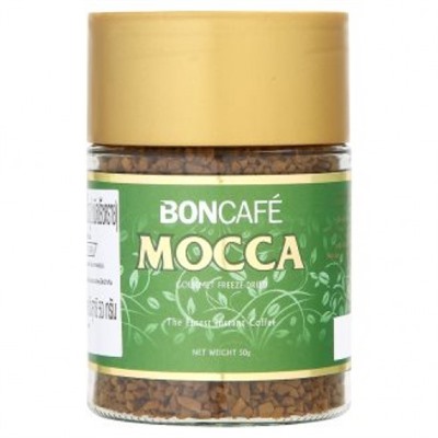 BONCAFE Мокка Лиофилизированный растворимый кофе 50г