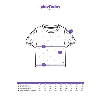 Блузка для девочки