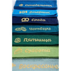 Набор махровых полотенец неделька 7 шт Happy Fox Home