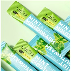 Ополаскиватели для полости рта со вкусом МЯТЫ Sadoer, Набор 20 шт. по 10 мл.