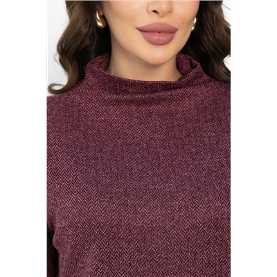 Платье В ритме мегаполиса (бордо) П14057-33М