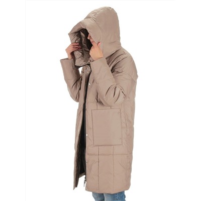 22342 DK.BEIGE Куртка зимняя женская (150 гр. холлофайбера)