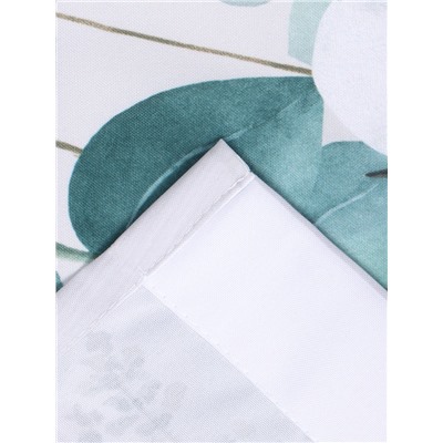 Комплект штор для кухни с подхватами Этель Cotton, 145×180 см-2 шт., 100% п/э