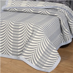 Покрывало жаккардовое Кассандра серая