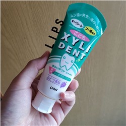 Детская зубная паста с фтором Xyli Dent Kodomo, LION 60 г