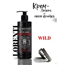 LORENTI Крем-лосьон после бритья WILD, 400 мл