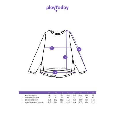 Лонгслив для девочки