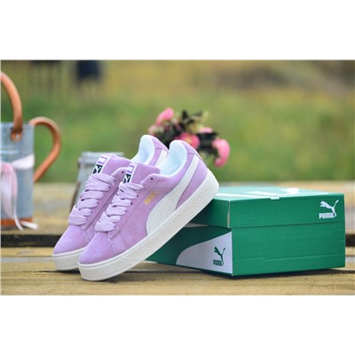 Зимние PUMA Suede из натуральной замши