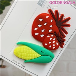 Зажим для волос детский "Уточка" 2 шт 4х5 см УТ4 №6