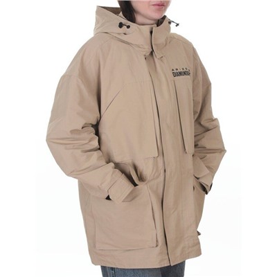 3106 BEIGE Куртка демисезонная женская (100 гр. холлофайбер)