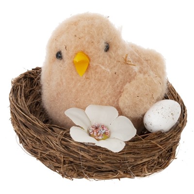 GAEM Изделие декоративное "Гнездо пасхальное", L6 W6 H6 см, 2в.