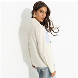 Рубашка из хлопка, Модная цель (желтая)