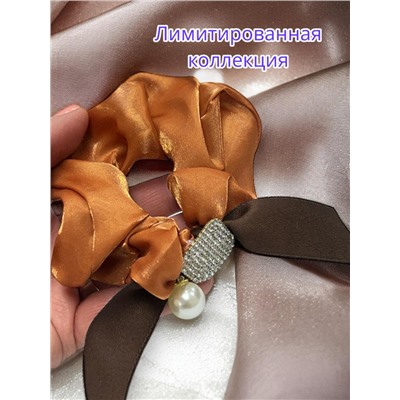 Резинка для волос Dolli Корея Р25А Цвет золотой коричневый