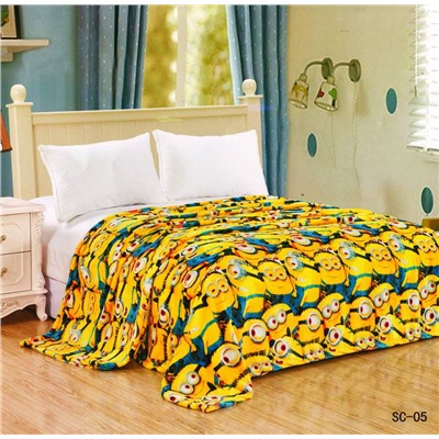 Декоративная подушка из велсофта  Миньоны