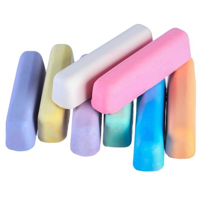 Мелки цветные, 16 штук, 8 цветов «Синий трактор»