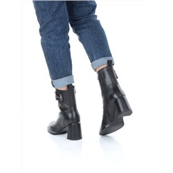 04-M3-L810 BLACK Ботинки зимние женские (натуральная кожа, натуральный мех)