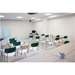 Стул Точка Роста  SHT-S85М
                        белый / хром лак