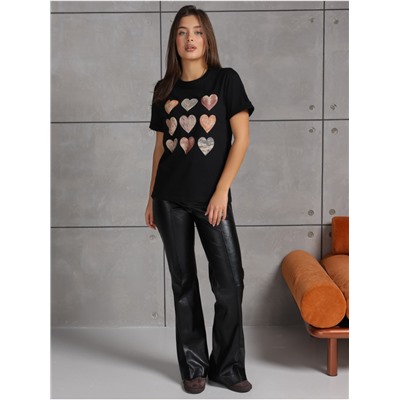 Футболка "Харт" черный
