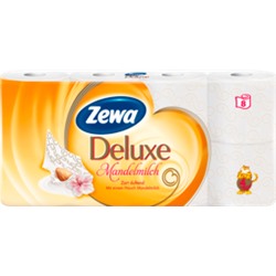 Zewa Туалетная бумага Deluxe Миндаль	milch 4-lg, 8x135 Bl, 1080 листов