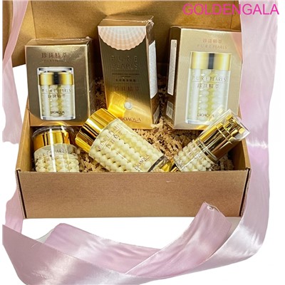 Набор косметики для лица в боксе BIOAQUA антивозрастной с экстрактом жемчуга тип 3