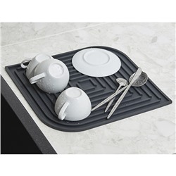 Коврик для сушки посуды Dry Flex, 34,6х44,6 см, графит