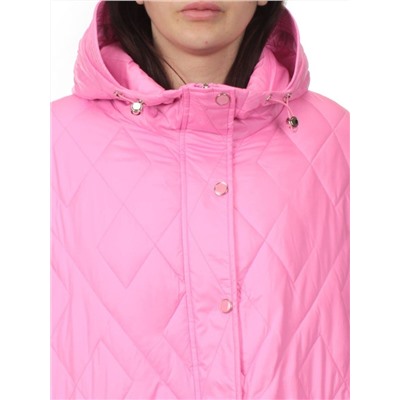 23-026 PINK Куртка оверсайз демисезонная женская (синтепон 100 гр.)