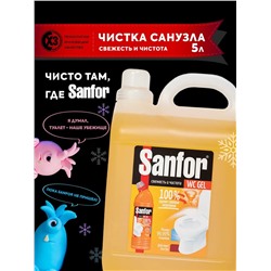 Средство санитарно-гигиеническое Sanfor WC gel Super Power 5 л