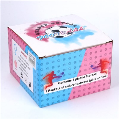 Мяч футбольный для гендер-пати с конфетти, девочка