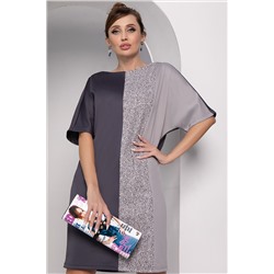 Платье "Кайла" (графит/серое) П8370