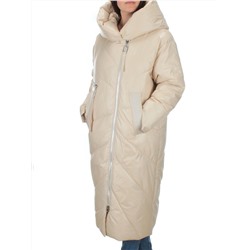 22-185 LT. BEIGE Пальто зимнее женское (200 гр. холлофайбер)