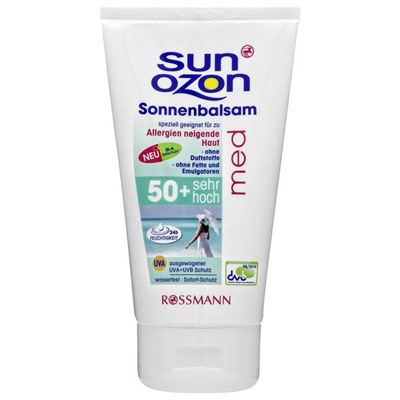 Sunozon med Sonnenbalsam Медицинский Солнцезащитный бальзам 150 мл