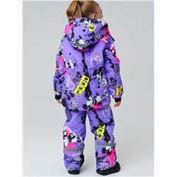 Комплект зимний для девочки: куртка, полукомбинезон
