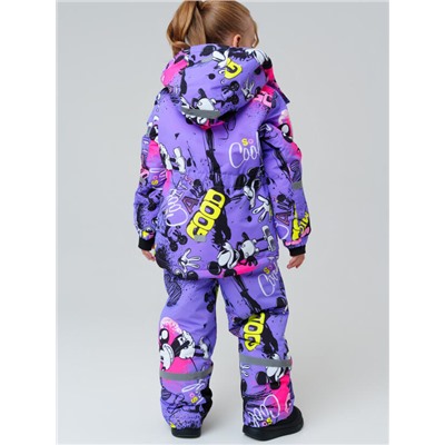 Комплект зимний для девочки: куртка, полукомбинезон