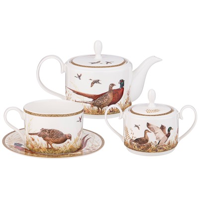 ЧАЙНЫЙ СЕРВИЗ LEFARD "ОХОТА" НА 6 ПЕР. 14 ПР. 1000/370/300 МЛ (КОР=2НАБ.)