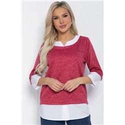 Джемпер Нежный акцент (коралловый) Б12617-4