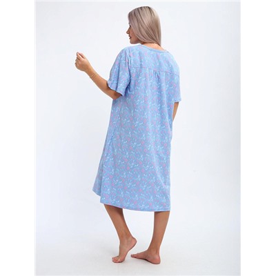 Сорочка Мариам голубой ИвК