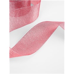 Лента парчовая, 50 мм, 23±1 м, красная №039