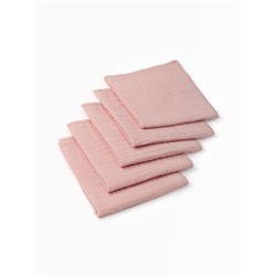 Набор платочков Крошка Я Strawberry cream 20*20 см-5 шт, муслин, 100 % хлопок