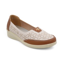 Женские туфли 5968-6 бежевые